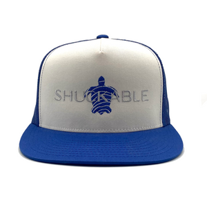 Sea Turtle Shuckable Flatbill Trucker Hat