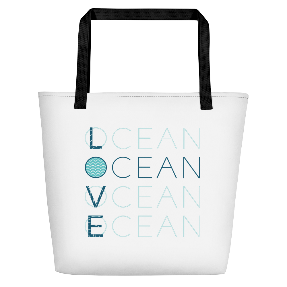 OCEAN LOVE Beach Bag