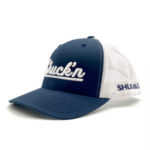 Shuck'n Oyster Trucker Cap with 3D Puff Embroidery