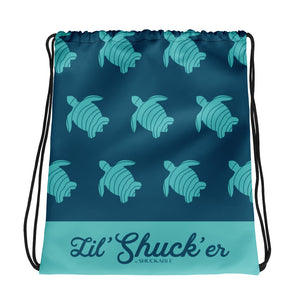 Lil' Shuck'er Turtle Drawstring bag