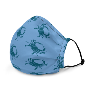 Blue Crab Premium face mask