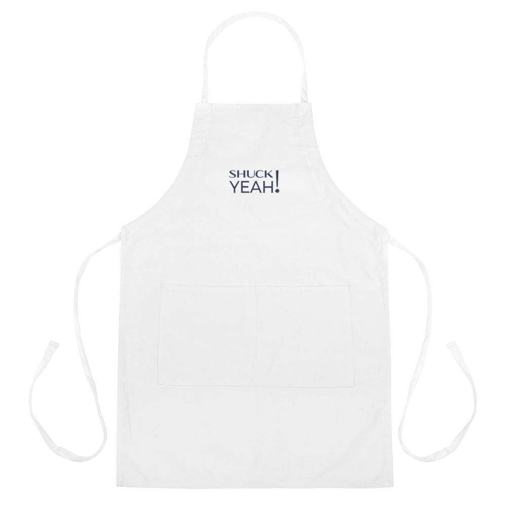 Shuck Yeah! Embroidered Apron