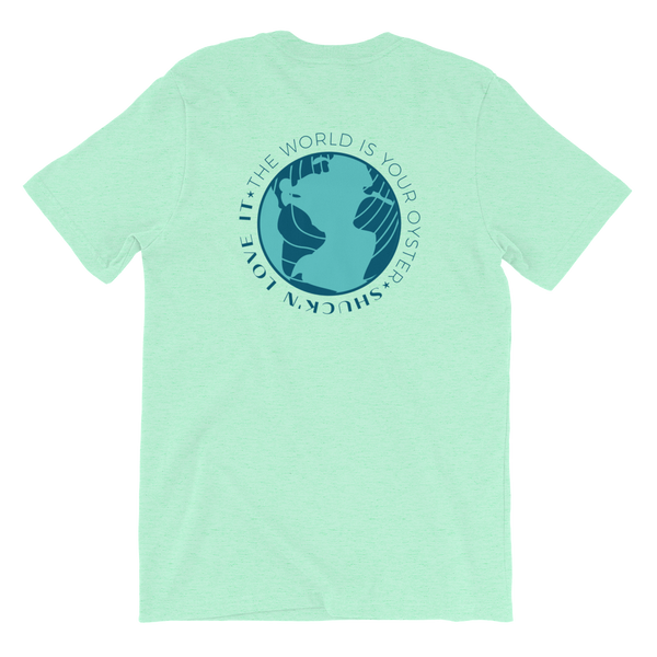 The World is Your Oyster Shuckable Short-Sleeve Unisex Tee