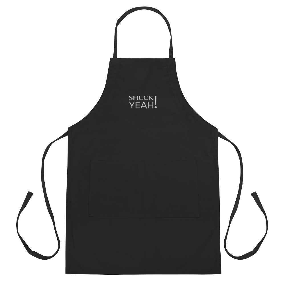 Shuck Yeah! Embroidered Apron