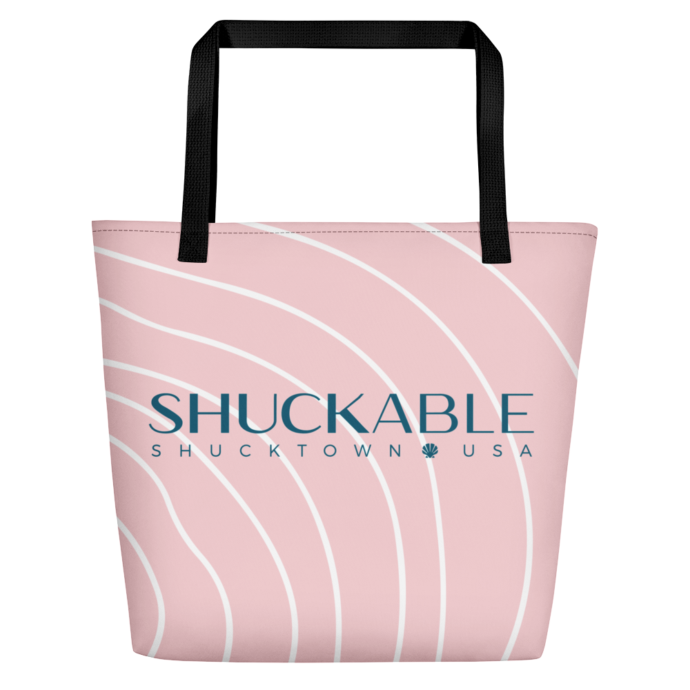 Shuckable Pink Beach Bag