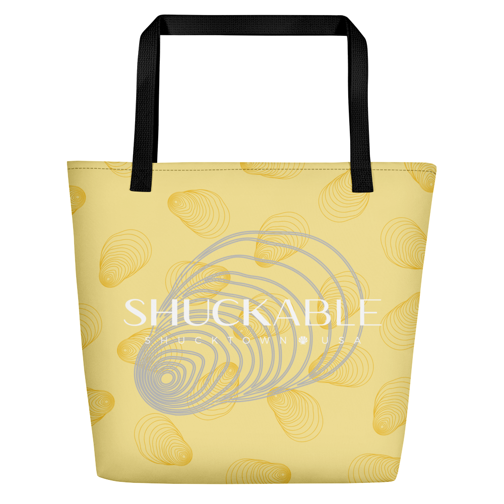 Shuckable Yellow Beach Bag