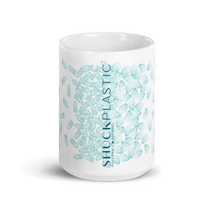 Shuck Plastic White Glossy Mug